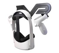 SINWEVR Support mural de rangement pour casque VR et manette compatible avec Meta/Oculus Quest 3/Quest 2/Pro/1, PSVR 2, Pico 4, Hp Reverb G2, HTC Vive, Cosmos, Elite, Valve Index (Noir)