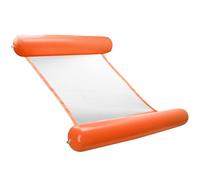Sinwind Multi Usage Flottantes Hamac, Flotteur Gonflable Piscine 4 -en-1Flottant de inclinable Flotteur Hamac Hamac d'eau Multi-Usage Pliable Flottantes Hamac Portable Flotteur Ultraléger (Orange)