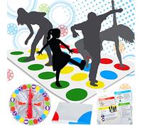 Sinwind Twister Jeux pour Enfants & Adultes, Twister Jeu de Societe Enfant, Jeu d'Adresse pour Enfants Et Adultes, Balance Floor Pad pour Exercer Equilibre Et Flexibilité