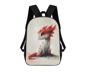 sinyumoney 17inch Cute Fantasy Dragon Art Print-1 Sac À Dos Scolaire Imprimé 3D Pour Enfants, Sac D'école Tendance Et Décontracté Pour Garçons, Élèves Du Primaire Et Du Collège