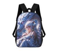 sinyumoney 17inch Enchanted Bond Elven Maiden And Mystic Dragon Sac À Dos Scolaire Imprimé 3D Pour Enfants, Sac D'école Tendance Et Décontracté Pour Garçons, Élèves Du Primaire Et Du Collège