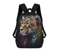 sinyumoney 17inch Jaguar Painting Sac À Dos Scolaire Imprimé 3D Pour Enfants, Sac D'école Tendance Et Décontracté Pour Garçons, Élèves Du Primaire Et Du Collège