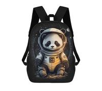 sinyumoney 17inch Panda Astronaut Space Suit Sac À Dos Scolaire Imprimé 3D Pour Enfants, Sac D'école Tendance Et Décontracté Pour Garçons, Élèves Du Primaire Et Du Collège