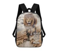 sinyumoney 17inch The Path To Success Sac À Dos Scolaire Imprimé 3D Pour Enfants, Sac D'école Tendance Et Décontracté Pour Garçons, Élèves Du Primaire Et Du Collège