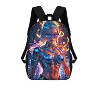 sinyumoney 17inch Woman in Armor Sac À Dos Scolaire Imprimé 3D Pour Enfants, Sac D'école Tendance Et Décontracté Pour Garçons, Élèves Du Primaire Et Du Collège