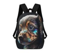 sinyumoney 2 Sacs À Dos Cute Dog Sac À Dos Scolaire Pour Enfants, Sac D'école Imprimé En 3D Pour Garçons, Élèves Du Primaire Et Du Collège 17inch