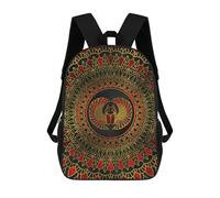 sinyumoney 2 Sacs À Dos Egyptian Scarab Sac À Dos Scolaire Pour Enfants, Sac D'école Imprimé En 3D Pour Garçons, Élèves Du Primaire Et Du Collège 17inch