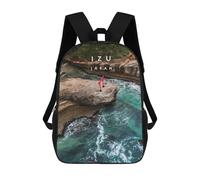 sinyumoney 2 Sacs À Dos Izu Beach Japan Sac À Dos Scolaire Pour Enfants, Sac D'école Imprimé En 3D Pour Garçons, Élèves Du Primaire Et Du Collège 17inch