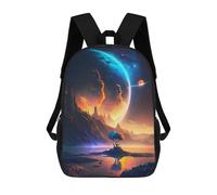 sinyumoney 2 Sacs À Dos Lake Of Stellar Landscape Sac À Dos Scolaire Pour Enfants, Sac D'école Imprimé En 3D Pour Garçons, Élèves Du Primaire Et Du Collège 17inch