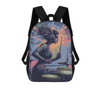 sinyumoney 2 Sacs À Dos Live Music Sac À Dos Scolaire Pour Enfants, Sac D'école Imprimé En 3D Pour Garçons, Élèves Du Primaire Et Du Collège 17inch