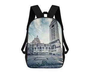 sinyumoney 2 Sacs À Dos Sacre Coeur Basilica Sac À Dos Scolaire Pour Enfants, Sac D'école Imprimé En 3D Pour Garçons, Élèves Du Primaire Et Du Collège 17inch