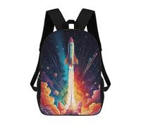 sinyumoney 2 Sacs À Dos Space Journey Rainbow Sac À Dos Scolaire Pour Enfants, Sac D'école Imprimé En 3D Pour Garçons, Élèves Du Primaire Et Du Collège 17inch
