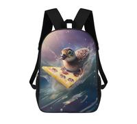 sinyumoney 2 Sacs À Dos Surfing Ducklings Sac À Dos Scolaire Pour Enfants, Sac D'école Imprimé En 3D Pour Garçons, Élèves Du Primaire Et Du Collège 17inch