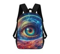 sinyumoney 2 Sacs À Dos The Cosmic Eye Sac À Dos Scolaire Pour Enfants, Sac D'école Imprimé En 3D Pour Garçons, Élèves Du Primaire Et Du Collège 17inch