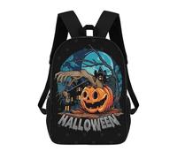 sinyumoney 70 Halloween Pumpkin 70 Sac À Dos Scolaire Pour Adolescents, Imprimé En 3D, Ajustable, À Poches Tendance, Pour Enfants, Garçons, Filles, Étudiants Et Adolescents 17inch