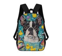 sinyumoney A Boston Terrier Dog Sac À Dos, Cartable Imprimé En 3D, Sac À Goûter, Sac À Dos De Voyage, Sac À Dos Entre Amis, Sac À Dos Scolaire Pour Filles Et Garçons 17inch