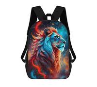 sinyumoney A Close Up of Mystic Lion Sac À Dos Enfant, Cartable Imprimé En 3D Pour Garçons Et Adolescents 17inch