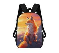 sinyumoney A Fox Enjoying The View Sacs À Dos Scolaires Pour Enfants, Sac D'école Imprimé En 3D Pour Garçons, Élèves Du Primaire Et Du Collège 17inch