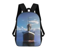 sinyumoney A Journey with No End Sac À Dos Scolaire Pour Enfants, Sac D'école Imprimé En 3D, Sac D'école Tendance Pour Garçons, Élèves Du Primaire Et Du Collège 17inch