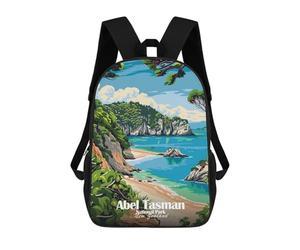 sinyumoney Abel Tasman National Park Sacs À Dos Scolaires Pour Enfants, Sac D'école Imprimé En 3D Pour Garçons, Élèves Du Primaire Et Du Collège 17inch