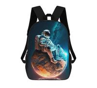 sinyumoney Above The World Sac À Dos Imprimé En 3D Pour Enfants, Sac D'école Grande Capacité, Sac De Voyage, Sac À Livres, Sac À Dos Scolaire Pour Enfants 17inch