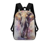 sinyumoney Abstract African Elephant Sac À Dos Scolaire Pour Enfants, Imprimé En 3D, Sac À Dos Tendance Pour Garçons, Élèves Du Primaire Et Du Collège 17inch