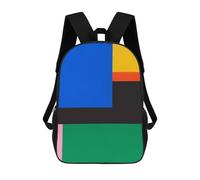 sinyumoney Abstract And Conceptual 7 Sac À Dos Scolaire Imprimé En 3D, Sac À Dos Décontracté Pour Enfants, Sac D'école Imprimé En 3D Pour Garçons, Primaire Et Collège 17inch