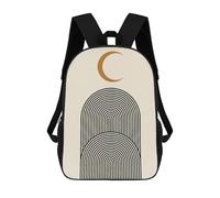 sinyumoney Abstract And Geometric 9 Sac À Dos, Cartable Imprimé En 3D, Sac À Goûter, Sac À Dos De Voyage, Sac À Dos Entre Amis, Sac À Dos Scolaire Pour Filles Et Garçons 17inch