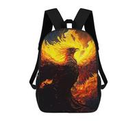 sinyumoney Abstract Art Phoenix Sacs À Dos Scolaires Pour Enfants, Cartables Imprimés En 3D, Sacs D'école Tendance Pour Garçons, Élèves Du Primaire Et Du Collège 17inch