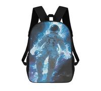 sinyumoney Abstract Astronaut Sac À Dos Scolaire Pour Adolescents, Imprimé En 3D, Ajustable, À Poches Tendance, Pour Enfants, Garçons, Filles, Étudiants Et Adolescents 17inch