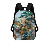 sinyumoney Abstract Bonsai Tree Sacs À Dos Imprimés En 3D 17inch Sac À Dos Scolaire Pour Enfants, Sac À Dos Décontracté Pour La Journée, Sac De Voyage Décontracté Pour Les Élèves Du Collège