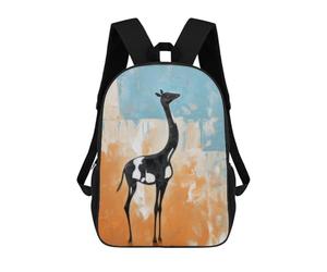 sinyumoney Abstract Camel in Black Sac À Dos Scolaire Pour Enfants Imprimé En 3D, Idéal Pour Les Voyages Et Les Lectures, Pour Les Garçons Et Les Élèves Du Primaire 17inch