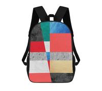 sinyumoney Abstract Collage 01 Sac À Dos Scolaire Imprimé En 3D Pour Garçons Et Filles, Sac À Dos Pour Ordinateur Portable Pour Enfants/étudiants/adultes 17inch