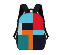 sinyumoney Abstract Collage 05 Sacs À Dos Scolaires Pour Enfants, Sac D'école Imprimé En 3D Pour Garçons, Élèves Du Primaire Et Du Collège 17inch