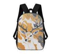 sinyumoney Abstract Deer Painting Art-7 Sacs À Dos Pour Enfants, Sac À Dos Scolaire Imprimé En 3D Pour Enfants, Sac À Dos De Voyage, Sac À Livres Pour Enfants 17inch Sac D'école