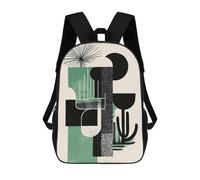 sinyumoney Abstract Desert Landscape Sac À Dos Scolaire Pour Filles Et Garçons, Avec Poche, Sac À Dos Tendance Pour Enfants 17inch