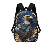 sinyumoney Abstract Eagle Kintsugi Sacs À Dos Pour Enfants, Cartables Imprimés En 3D, Sacs À Dos Pour Élèves Du Primaire Et Du Collège (garçons Et Filles) 17inch