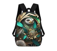 sinyumoney Abstract Flowers Sloth Sac À Dos Scolaire Imprimé En 3D, Sac À Dos Décontracté Pour Enfants, Sac D'école Imprimé En 3D Pour Garçons, Primaire Et Collège 17inch