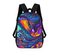 sinyumoney Abstract Fluid Art Composition Sac À Dos Scolaire Imprimé En 3D, Sac À Dos Tendance Pour Enfants, Sac À Dos Pour Garçons, Élèves Du Collège 17inch