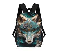 sinyumoney Abstract Fox Kintsugi Sacs À Dos Pour Enfants, Sac À Dos Scolaire, Sac À Dos Imprimé En 3D Pour Enfants, Sac À Dos De Voyage, Sac À Livres, Sac D'école Pour Enfants 17inch