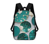 sinyumoney Abstract Geometric Leaves Sacs À Dos Pour Enfants, Cartables Imprimés En 3D, Sacs À Dos Pour Élèves Du Primaire Et Du Collège (garçons Et Filles) 17inch
