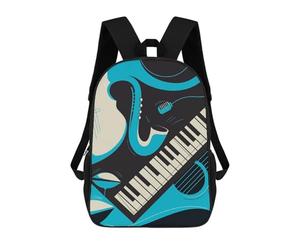 sinyumoney Abstract Jazz Music Sacs À Dos Imprimés En 3D Pour Enfants, Sacs D'école Tendance Pour Garçons, Sacs De Voyage, Sacs Scolaires Pour Élèves Du Primaire 17inch