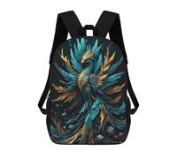 sinyumoney Abstract Phoenix Sac À Dos Imprimé En 3D Pour Enfants, Sac D'école Grande Capacité, Sac De Voyage, Sac À Livres, Sac À Dos Scolaire Pour Enfants 17inch