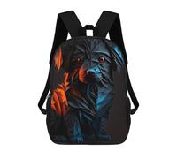 sinyumoney Abstract Polygonal Dog Art Sac À Dos, Cartable Imprimé En 3D, Sac À Goûter, Sac À Dos De Voyage, Sac À Dos Entre Amis, Sac À Dos Scolaire Pour Filles Et Garçons 17inch