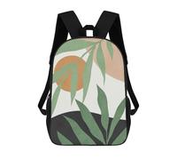 sinyumoney Abstract Tropical Leaves Sac À Dos Scolaire Pour Enfants Imprimé En 3D, Idéal Pour Les Voyages Et Les Livres 17inch
