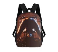 sinyumoney Abstract Urban Landscape Sacs À Dos Pour Enfants, Cartables 3D Personnalisés Pour Garçons Et Filles, Grands Sacs À Dos Scolaires Décontractés 17inch