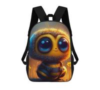 sinyumoney Adorable Bee Character Design Sacs À Dos Scolaires Pour Enfants, Sac D'école Imprimé En 3D Pour Garçons, Élèves Du Primaire Et Du Collège 17inch