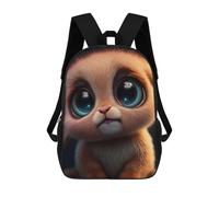 sinyumoney Adorable Bunny Close-Up Sacs À Dos Imprimés En 3D Pour Enfants, Sacs D'école Tendance Pour Garçons, Élèves Du Primaire Et Du Collège 17inch