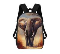 sinyumoney African Bush Elephant Sac À Dos Scolaire, Sac À Dos Pour Garçons Et Adolescents, Cadeau, Sac À Dos Imprimé En 3D, Sac À Dos Scolaire, Sac À Livres 17inch