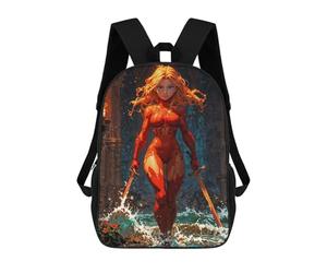 sinyumoney Agrias Oaks Face of Flames Sacs À Dos Pour Enfants 17inch Sac À Dos Scolaire, Sac Imprimé En 3D, Cartable Pour Enfants, Sac De Voyage, Sac À Dos Garçon Fille, Sac D'école Pour Enfants
